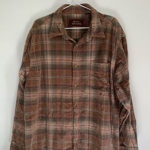 Basic Options XL Button Up Flannel Corduroy